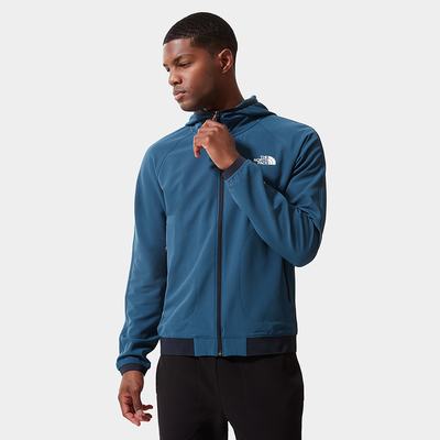 Men's The North Face TEKWARE FLEECE Sweatshirt Blue | US-39406