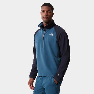 Men's The North Face TEKWARE ¼ ZIP FLEECE Sweatshirt Navy Blue | US-52016