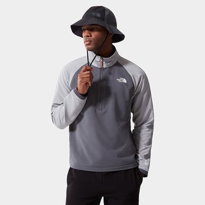 Men's The North Face TEKWARE ¼ ZIP FLEECE Sweatshirt Grey | US-69501