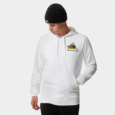 Men's The North Face Threeyama Hoodie White | US-56430