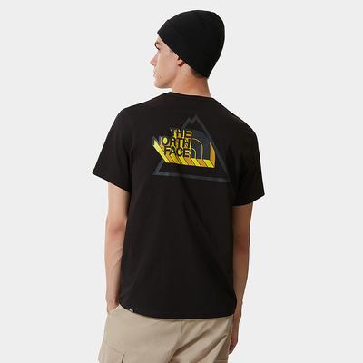 Men's The North Face Threeyama T Shirts Black | US-65298