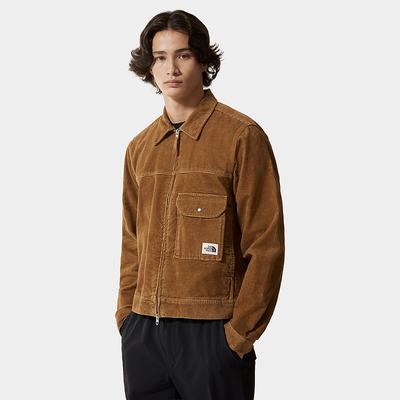 Men's The North Face Trucker Jackets Brown Navy | US-13287