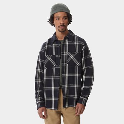 Men's The North Face Valley Twill Shirt Black Grey | US-26491