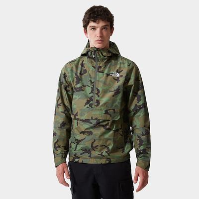 Men's The North Face Waterproof Fanorak Lightweight Jackets Camo | US-78453