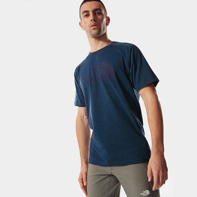 Men's The North Face Wicker Graphic T Shirts Blue | US-68405