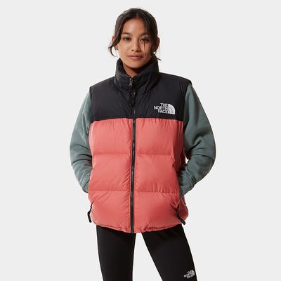 Women's The North Face 1996 Retro Nuptse Down Gilet Rose | US-04795