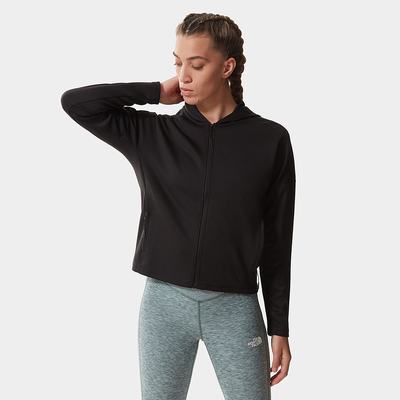 Women's The North Face Active Trail Basin Zip-Up Fleeces Black | US-34068