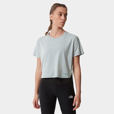 Women's The North Face Active Trail Dawn Dream T Shirts Silver Blue | US-06287