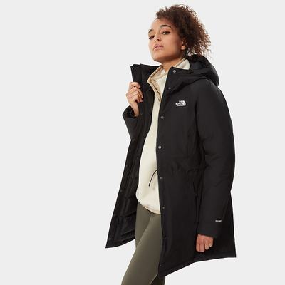 Women's The North Face Brooklyn Down Jackets Black | US-78209