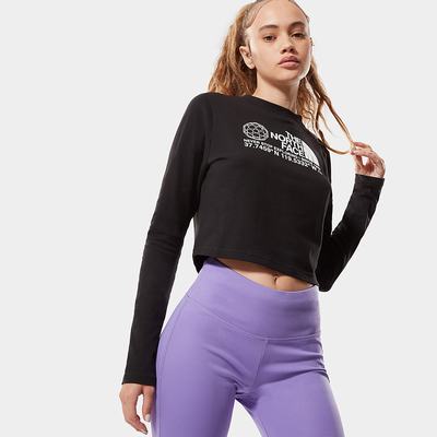 Women's The North Face COORDINATES LONG-SLEEVE T Shirts Black | US-38172