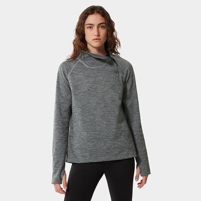 Women's The North Face Canyonlands ¼ Zip Fleeces Grey | US-54697