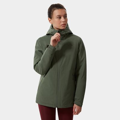 Women's The North Face Carto Triclimate Jackets Olive Green | US-98506