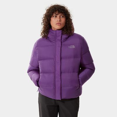 Women's The North Face City Standard Down Jackets Purple | US-67092