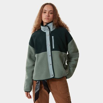 Women's The North Face Cragmont Fleece Sweatshirt Green | US-50237