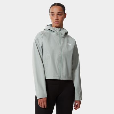 Women's The North Face Cropped Quest Lightweight Jackets Green | US-30574