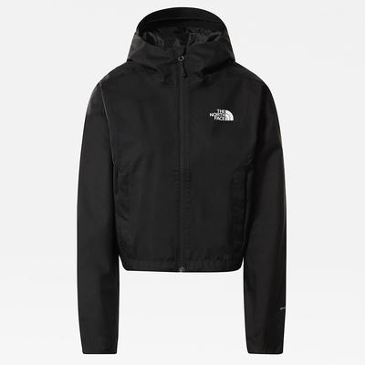 Women's The North Face Cropped Quest Lightweight Jackets Black | US-34056