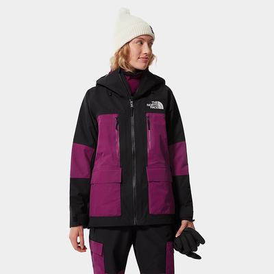 Women's The North Face DRAGLINE Lightweight Jackets Black / Purple | US-41795