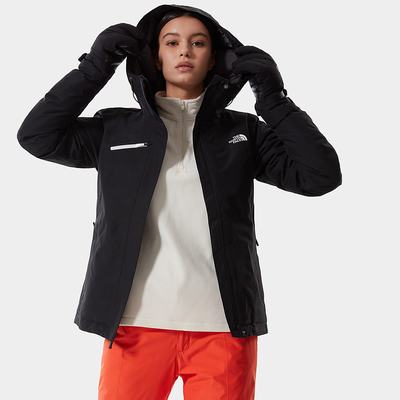 Women's The North Face Descendit Lightweight Jackets Black White | US-93187