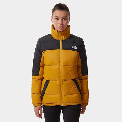 Women's The North Face Diablo Down Jackets Yellow Black | US-21698