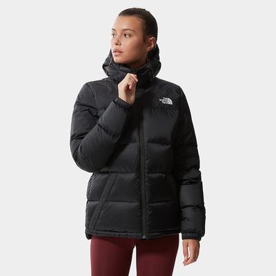 Women's The North Face Diablo Hooded Down Jackets Black | US-70568