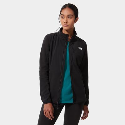 Women's The North Face Diablo Midlayer Fleece Sweatshirt Black | US-01953