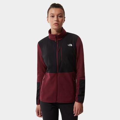 Women's The North Face Diablo Midlayer Fleeces Red Black | US-14890