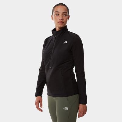 Women's The North Face Diablo Midlayer Quarter-Zip Fleeces Black | US-06321