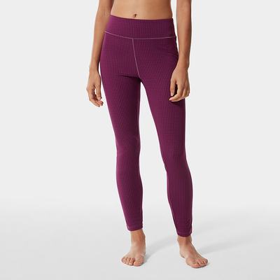 Women's The North Face DotKnit Baselayer Pants Purple | US-08513