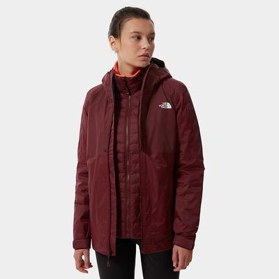 Women's The North Face Down Insulated DryVent™ Triclimate Jackets Red | US-41350