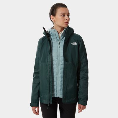 Women's The North Face Down Insulated DryVent™ Triclimate Waterproof Jackets Green | US-76043