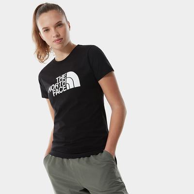 Women's The North Face Easy T Shirts Black | US-34287