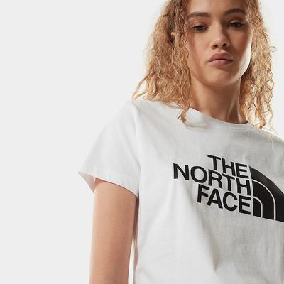 Women's The North Face Easy T Shirts White | US-31905