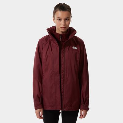 Women's The North Face Evolve II Triclimate® Waterproof Jackets Red | US-37615