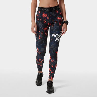 Women's The North Face Flex Mid Rise Leggings Orange | US-48270