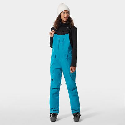 Women's The North Face Freedom Bib Pants Blue | US-12786