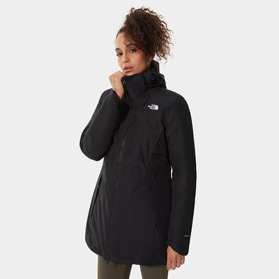 Women's The North Face Hikesteller Insulated Parkas Black | US-58704