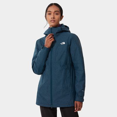 Women's The North Face Hikesteller Triclimate Waterproof Jackets Blue Navy | US-09253