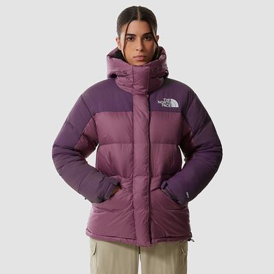 Women's The North Face Himalayan Down Jackets Black Purple | US-12609