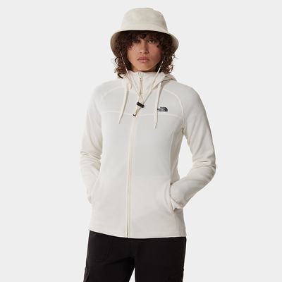 Women's The North Face Homesafe Full-Zip Fleece Hoodie White | US-74092