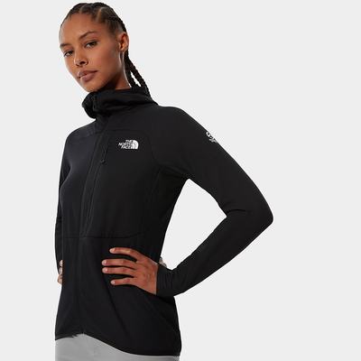 Women's The North Face L2 FUTUREFLEECE™ Hooded Fleeces Black | US-24583