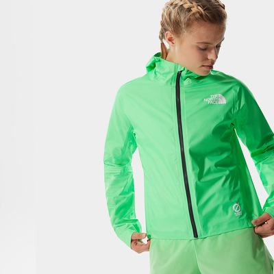 Women's The North Face LIGHTRISER FUTURELIGHT™ Waterproof Jackets Green | US-01296