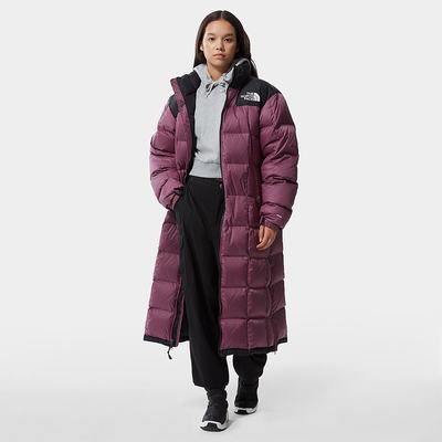 Women's The North Face Lhotse Duster Down Jackets Purple | US-27940