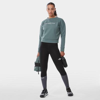 Women's The North Face MOUNTAIN ATHLETICS Leggings Black Grey | US-71249