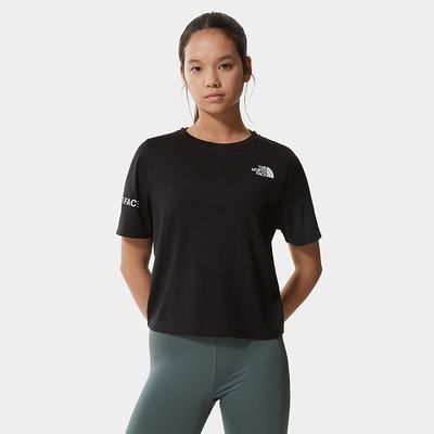 Women's The North Face MOUNTAIN ATHLETICS T Shirts Black | US-80694