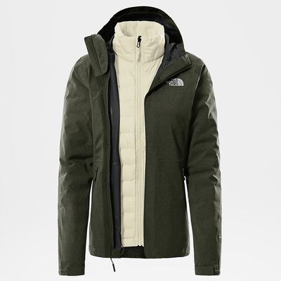 Women's The North Face Mountain Down Triclimate® 3-in-1 Jackets Green / White | US-42518