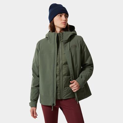 Women's The North Face Mountain Light FUTURELIGHT™ Triclimate Waterproof Jackets Olive Green | US-02