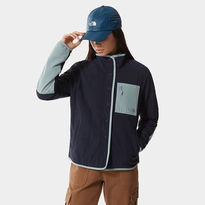 Women's The North Face Mountain Sweatshirt Navy | US-71052