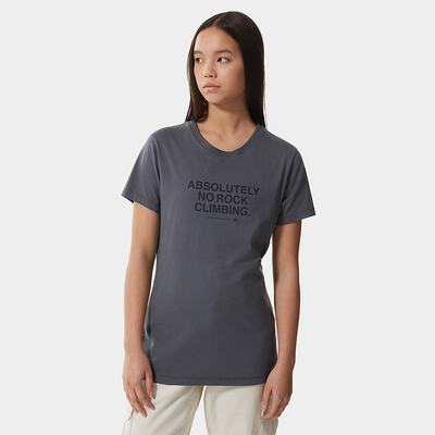 Women's The North Face New Climb T Shirts Grey | US-41732