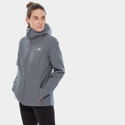 Women's The North Face Quest Highloft Softshell Softshell Jackets Grey | US-76345