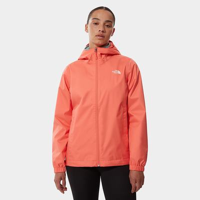 Women's The North Face Quest Hooded Lightweight Jackets Orange | US-29170